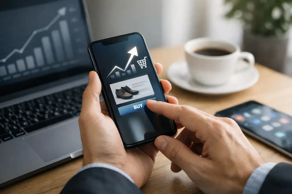 App para aumentar conversão mobile com performance nativa e personalização