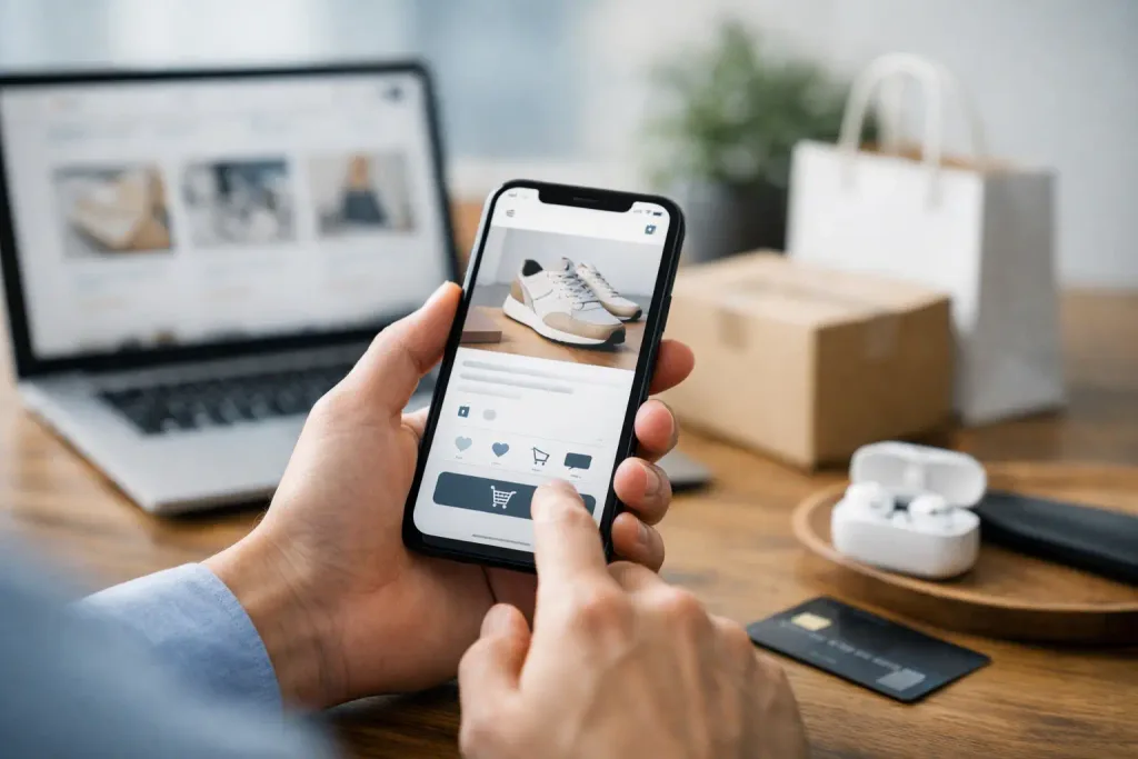 App personalizado ecommerce para marcas de varejo de médio e grande porte