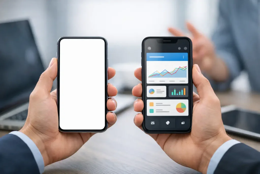 Comparação entre app white label e aplicativo customizado para e-commerce