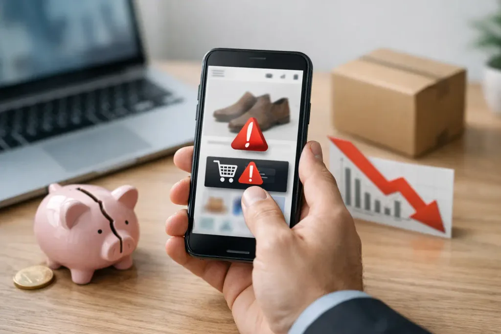 Erros comuns em app commerce que travam receita no varejo