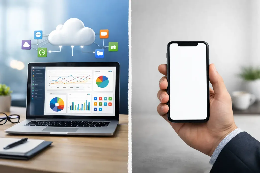 Comparativo entre SaaS aberto e app white label para e-commerce