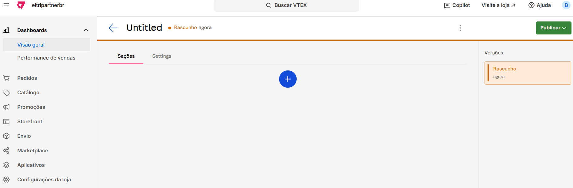Botão de adicionar componente no documento